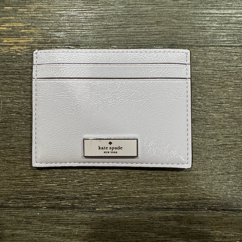Kate Spade Textured Lilac Card Holder
